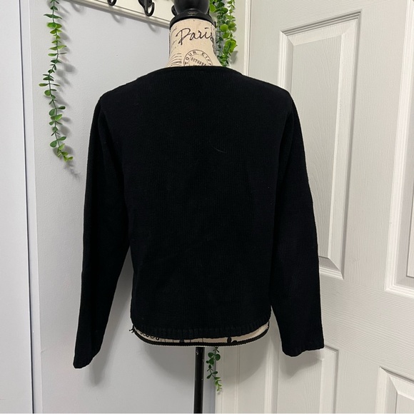 Erika Black and Brown Floral Cardigan - Picture 4 of 9